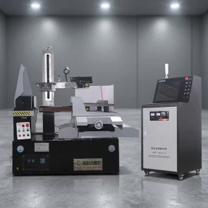 0.02mm DK7725 CNC EDM Wire Cutting Machine with Automatic PLC Control, Motor Gear Drive, Ra<2.5m Surface
