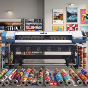 1.8m Digital Eco-Solvent Printer with 1 or 2 I3200 Print Heads for Large-Format Inkjet Printing and Advertising Flex Banner