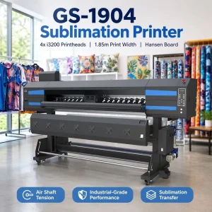 1.9m 4-Head I3200 Dye Sublimation Printer for Sportswear and Jersey Fabric