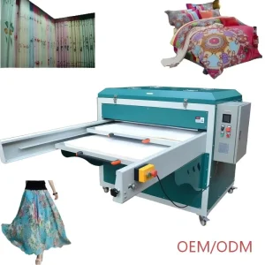 100*120cm Automatic 1-Side 2-Tray Hydraulic Heat Press Machine for Carpet, Blanket, Mouse Pad, Yoga Mat, Acrylic, FMD Board, and Ceramic