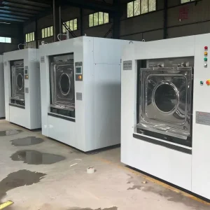 100KG Hospital Heavy Duty Steam Industrial Washer Extractor Sanitary Barrier Stainless Steel 380V