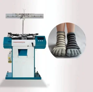 10G Fully Computerized Hosiery Machine, Five-Toe Sock Knitting Machine for Glove Making