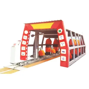 11-Brush Tunnel Car Wash Equipment for Hotel and Large Resort Parking Areas