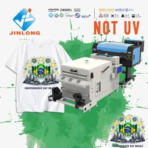 12-Inch 33cm 30cm Roll PET Film Transfer Dual-Head I1600 A3 DTF Printer for Textile and T-Shirt Printing