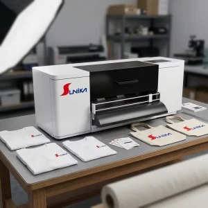 12 Inch DTF Printer XP600 CMYKW Auto Roll-to-Roll Transfer Film App Control