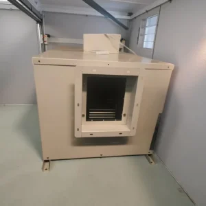 138 L/D Large Capacity Ceiling Dehumidifier Industrial Commercial Ducted Air Dryer Digital Display Stainless Steel