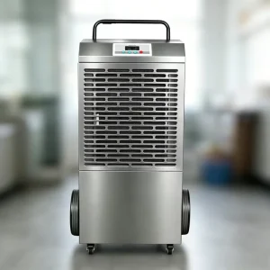 138L/D Automatic Mobile Industrial Dehumidifier Trolley Air Dryer for Warehouse and Factory
