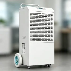138L/D Commercial Industrial Mobile Trolley Dehumidifier Air Dryer for Factory, Laboratory, and Basement