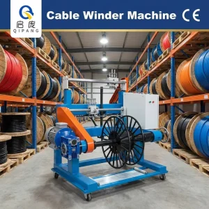 1400 Automatic Copper Wire Coil Winding and Rolled Wire Take-Up Machine with Tension Force Indicator