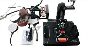 15-in-1 Combo Heat Press Machine for T-Shirts, Caps, Mugs, Tumblers, Pens, Plates, Balls, Shoes, and Garments, Sublimation Machine