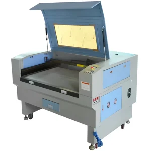 150W CO2 CNC Laser Cutting Machine for Plastic, Leather, Rubber, and Paper, Fully Enclosed, Water Cooling, 2-Axis