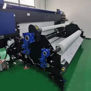 16-Head Industrial Sublimation Printer, 1.8m Large Format, for T-Shirt and Fabric Printing, Factory