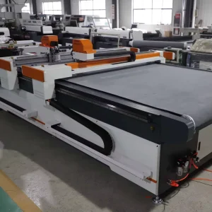1625 Double Gantry Dual Head CNC Oscillating Knife Cutting Machine Vibrating Cutter for Leather PU Fabric Foam