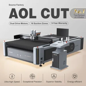 1625 High-Speed CNC Automatic-Feeding Oscillating Circular Knife Cutting Machine for Leather Jackets and Textiles