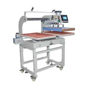 16x24in Two-Head Automatic Pneumatic Heat Press Machine for T-Shirt Garments