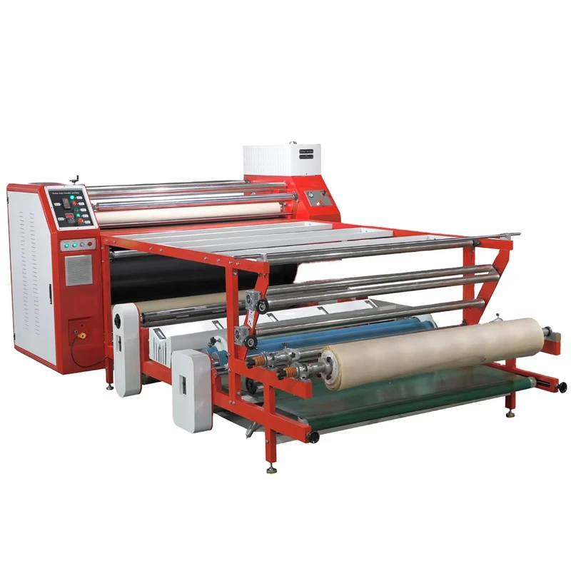 180X42CM Roll to Roll Pressing Sublimation Polyester Textile Small Roller Heat Transfer Machine
