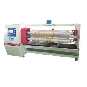 2-Shaft Automatic Cutting Machine for BOPP, Masking, PVC and Fabric Duct Tape, 1300mm Slitter Rewinder