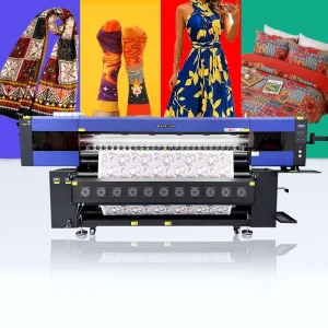 2.2m Automatic Fabric Clothing Digital Printing Machine with 8 Nozzles Textile Sublimation Printer