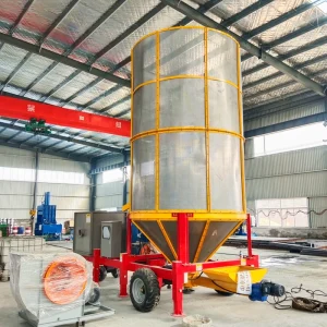 20-50 Ton Fully Automatic Circulating Grain Dryer Tower PLC Control for Paddy Maize Wheat Sunflower Seed CE ISO