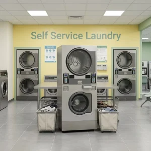 20kg Commercial Laundry Washer and Dryer Machine Coin Operated Laundry Equipment for Business