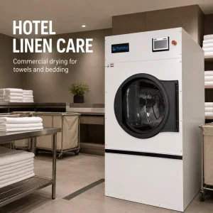 20kg Fully Automatic Commercial Tumble Dryer Electric Natural Gas LPG Heated for Hotel Laundromat