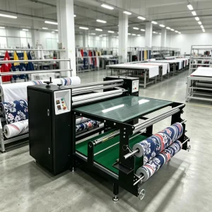 210mm Small Business Rotary Thermal Transfer Machine for Industrial Textile Production