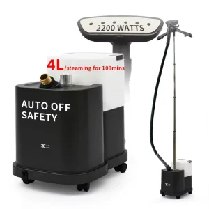 2200W Steam Output 4L Vertical Garment Steamer, 108-Minute Continuous Operation