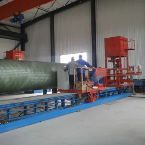 220V FRP/GRE/GRP/GRVE Pipe Winding Machine with Bearing Engine PLC Filament