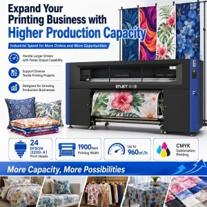 24-Head 6 ft Plotter 2.6 m Bedsheet Sublimation Printing Machine Digital Inkjet 3.2 m 8-Head Sublimation Printer