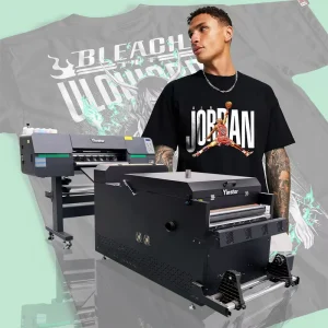 24-Inch DTF Digital Printer for T-Shirt and Textile with Dual I3200 Printheads