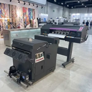 24 Inch DTF Printer with Two XP600 Printheads, Powder Shaker, and Dryer for Garment Customization