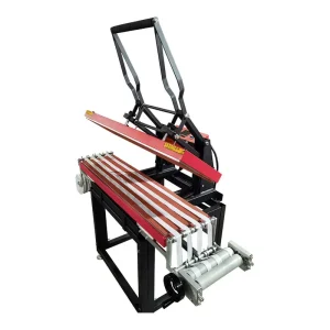 25×100cm Semi-Automatic Roll-to-Roll Heat Press Sublimation Machine for Lanyard, Ribbon and Webbing Transfer Printing