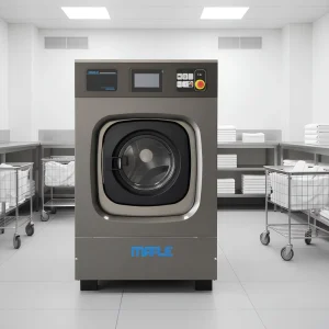 25kg Stainless Steel Fully Automatic Washer Extractor with Self-Cleaning Solvent Cleaning 110V Single Phase