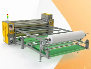 270mm Drum Rotary Heat Press with Teflon Coating for Continuous Roll-to-Roll Textile Printing