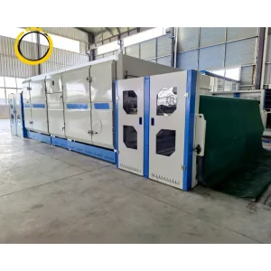 3-Layer Oven with Top-Blowing Bottom-Suction System and Burner for Non-Woven Silk Production