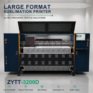 3.2m Sublimation Printing Machine 3200D Digital Textile Roll-to-Roll Inkjet Printer I3200-A1 8pcs