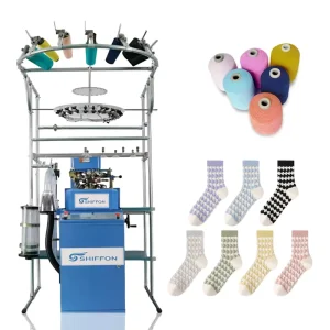 3.75″ Plain Terry Sock Knitting Machine with Core Motor Component Manufacturer
