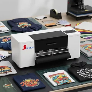 30 cm DTF Printer XP600 Apparel T-Shirt Auto Cutter PET Film Garment