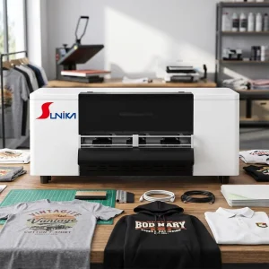 300mm F1080-A1 Automatic DTF Printer for T-Shirts and Garments with White Ink Circulation
