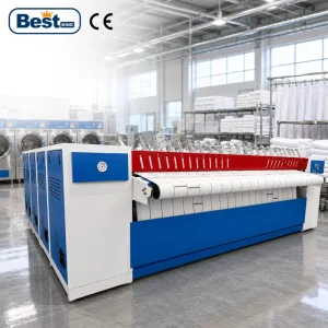 304 Stainless Steel Automatic Commercial Flatwork Roller Ironing Machine for Hotel Use