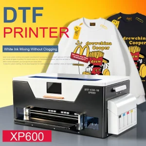 30cm A3 XP600 DTF Printer with White Ink Circulation and Touch Screen
