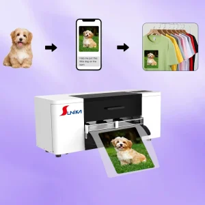 30cm Automatic XP600 Multifunctional Mobile Phone Control AI DTF Printer Printing Machine A4 Tshirt