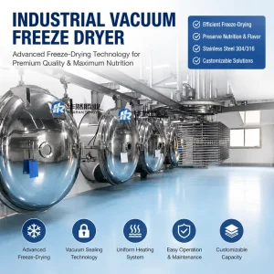 30m² Commercial Freeze Drying Machine Sublimation Condensation Dryer Vacuum Lyophilizer