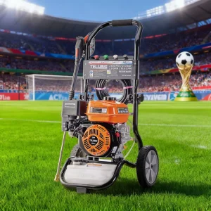 3100psi 214bar Hand-Start Gas Pressure Washer 4-Stroke Crankshaft Pump for Car and Soccer Field Cleaning