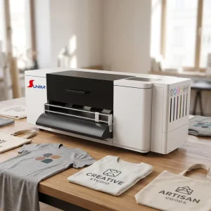 33CM F1080 DTF Printer Manufacturers for Textile Garment T-Shirt with Smartphone Control and Auto Cutter