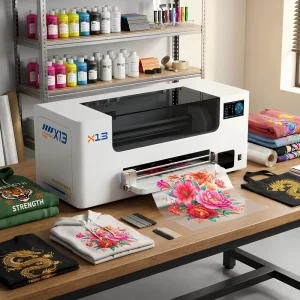 33cm A3 DTF Printer with XP600 Printhead for T-Shirt and Textile Heat Transfer