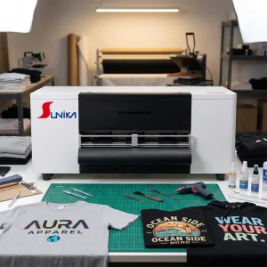 33cm DTF Printer F1080 White Ink Circulation T-Shirt Printing Machine