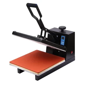 38 x 38 Flat Manual Heat Press Machine for T-Shirts and Clothing, Digital Transfer