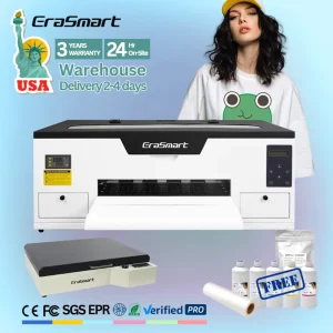 380mm A3 Pink DTF Printer XP600 Pet Film 15-Inch 38cm with Shaker Dryer Oven for Textiles