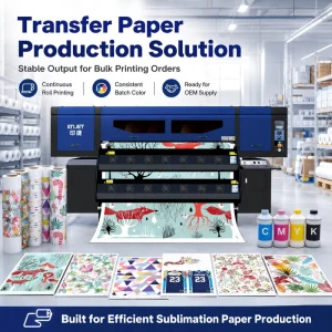 4/8/16-Head 1.9m/2.6m/3.2m Dye Sublimation Fabric Printer, Textile Heat Transfer Printing Machine